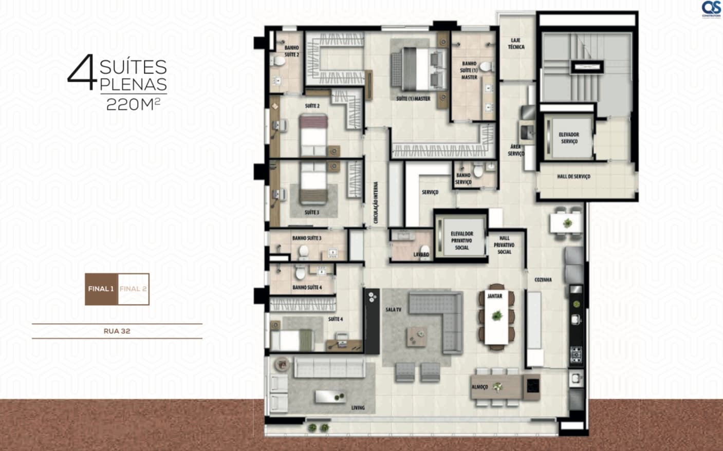 APARTAMENTO - QS MARISTA PRIME COD. 272002