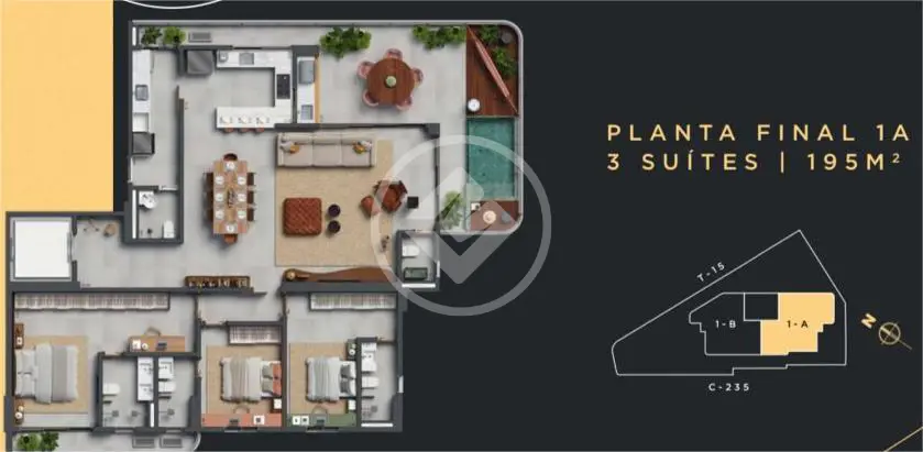 APARTAMENTO SETOR BUENO codigo: 76374