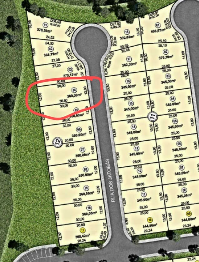 Área no Condominio Jardins Bolonha