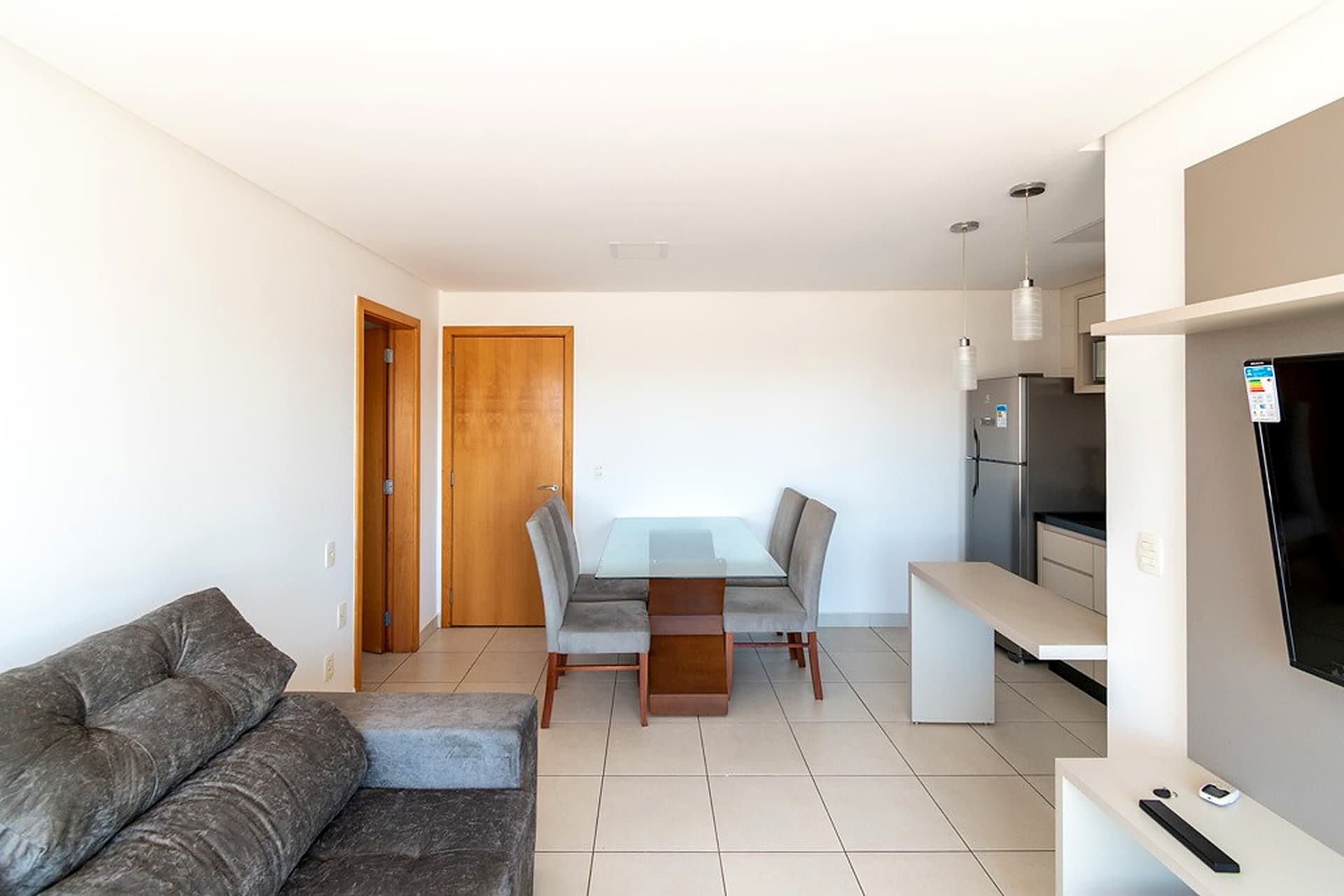 Apartamento mobiliado com 1 quarto e vista livre à venda no Setor Oeste