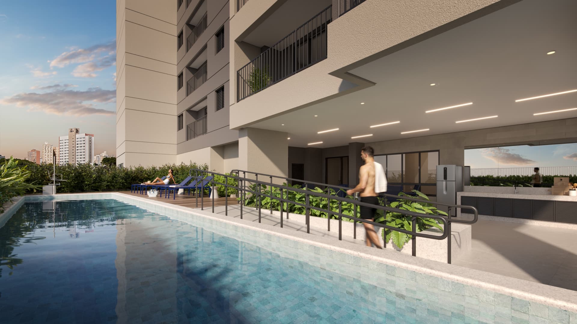 Apartamento 109 m² com 3 suítes no Aero 17, Setor Aeroporto