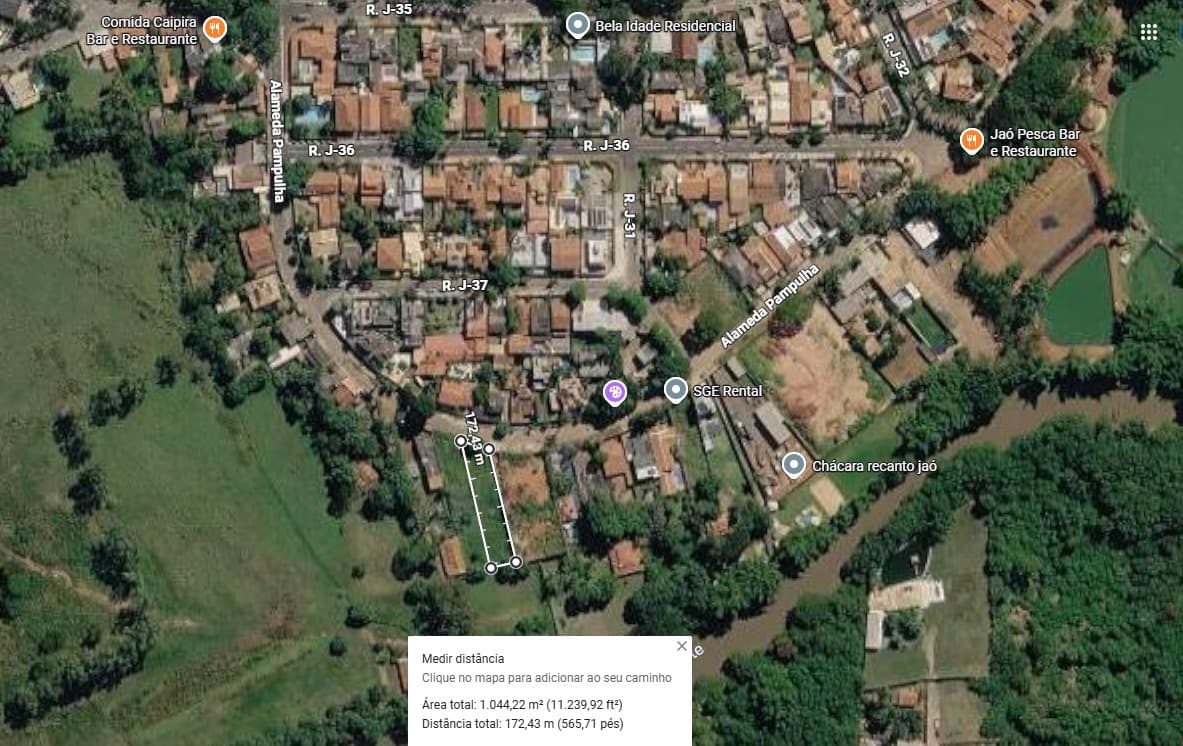 Terreno de 1.044,08 m²  Setor Jaó