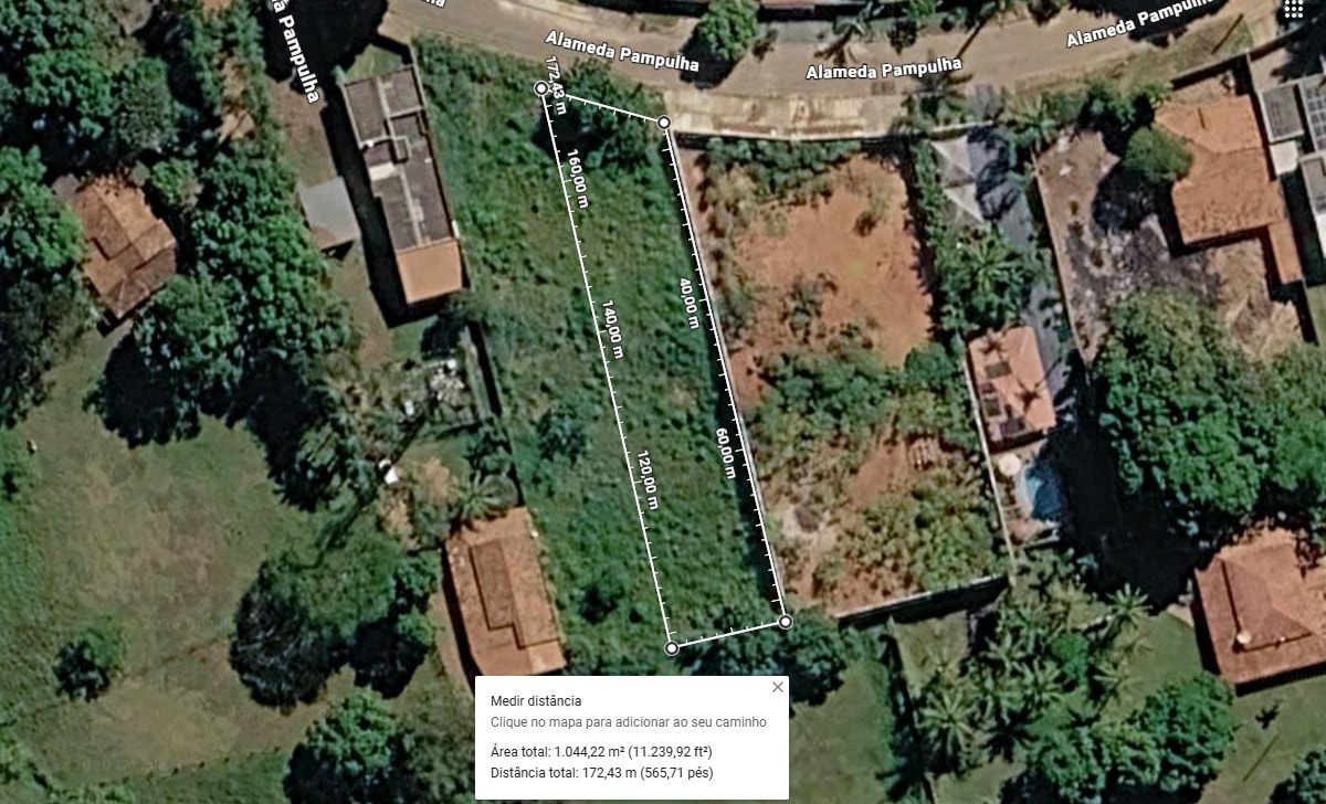 Terreno de 1.044,08 m²  Setor Jaó