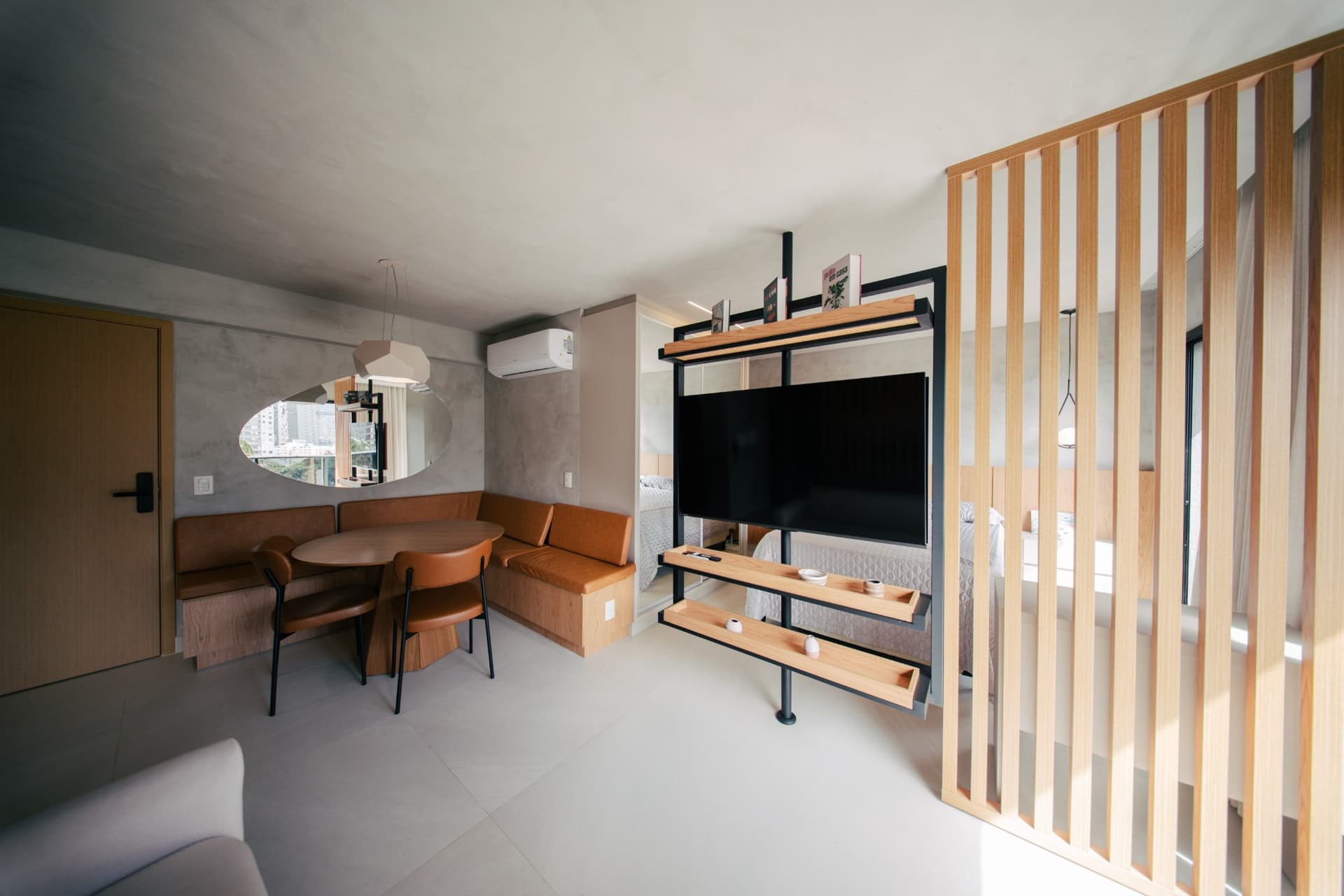 Apartamento mobiliado à venda com 1 quarto no Gyro Rooftop, Setor Marista
